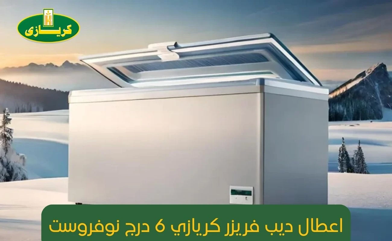 اعطال ديب فريزر كريازي 6 درج نوفروست