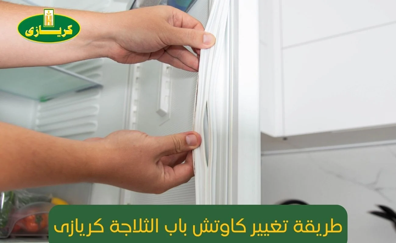 طريقة تغيير كاوتش باب الثلاجة كريازى